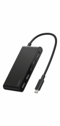 Belkin CONNECT USB-C 5-in-1 mit Dual USB-C Ports,sw.  AVC022hqBK