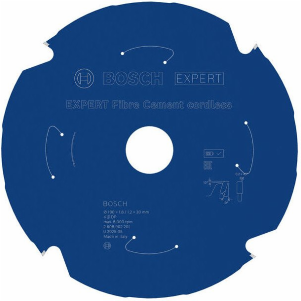 Dewalt PILOVÝ KOTOUČ EX FC H 190x30-4