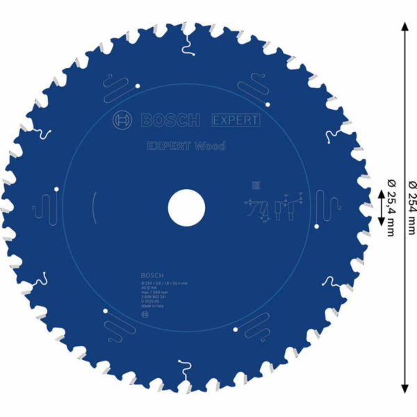 Bosch PILOVÝ KOTOUČ EX WO T 254x25,4-40