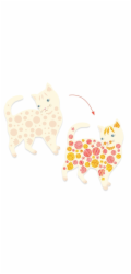 Kreativní sada Djeco Elodie s Cute Cats