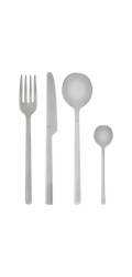 Alessi Clivo Besteckset 24-tlg. silber