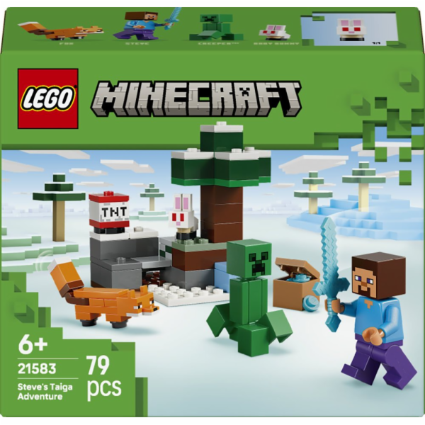 LEGO&nbsp;MINECRAFT&nbsp;21583&nbsp;Steveovo&nbsp;dobrodružství&nbsp;v&nbsp;tajze
