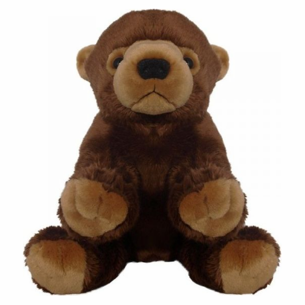 Beppe Plyšový medvěd ze zoo hnědý 22 cm