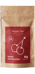 Teministeriet Veganský čaj Černý čaj Třešeň Ostružina - náhradní balení 80g