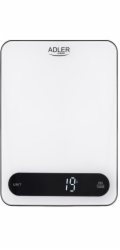 Adler AD 3177wb Elektronická kuchyňská váha Bílá, Černá