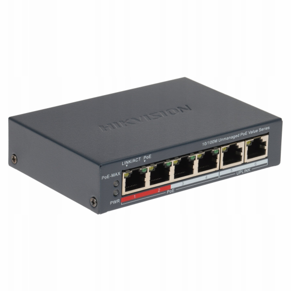 Hikvision Přepínač DS-3E0106P-E/M(B)