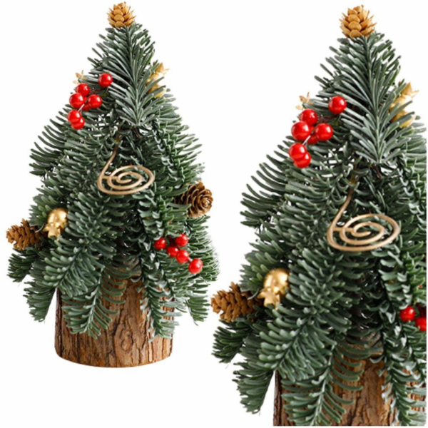 Lean&nbsp;Dekorativní&nbsp;vánoční&nbsp;stromeček&nbsp;na&nbsp;kmeni&nbsp;Červené&nbsp;jeřáb...