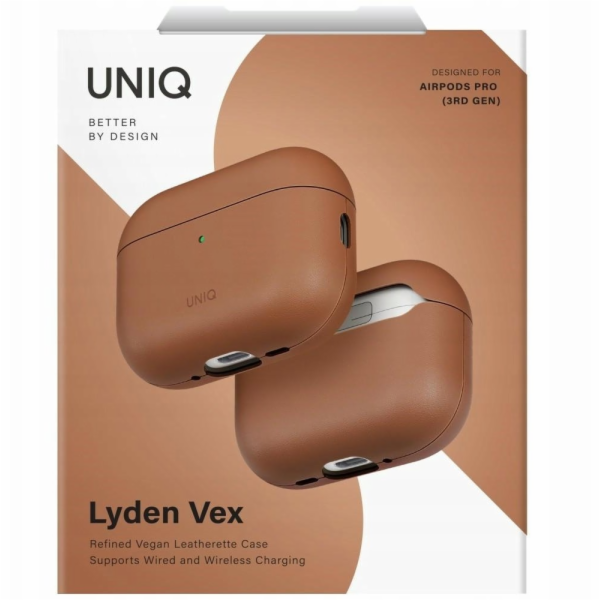 Uniq Pouzdro Lyden Vex pro AirPods Pro 3 hnědé