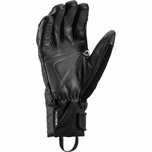 Leki&nbsp;Rukavice&nbsp;Sparrow&nbsp;3D&nbsp;černo-grafitové&nbsp;7.0