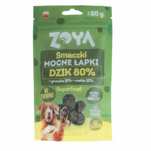 ZOYA Healthy paws Wild boar - pamlsek pro psa - 80g