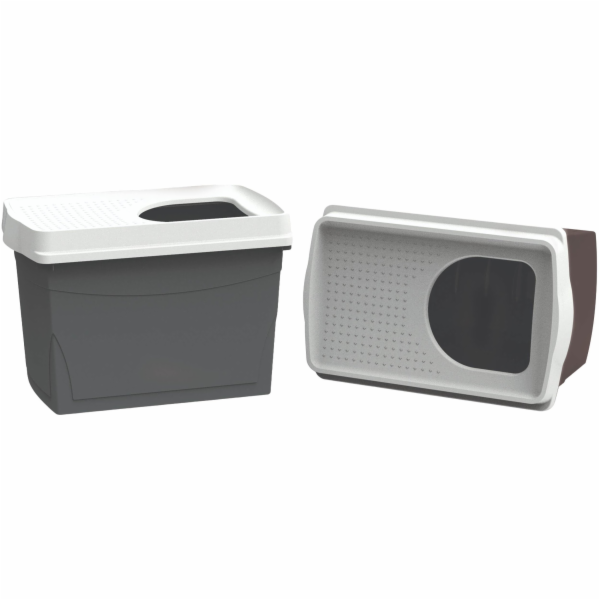 TropiDog Uzamykatelná kočičí toaleta JUMP 55x43x42