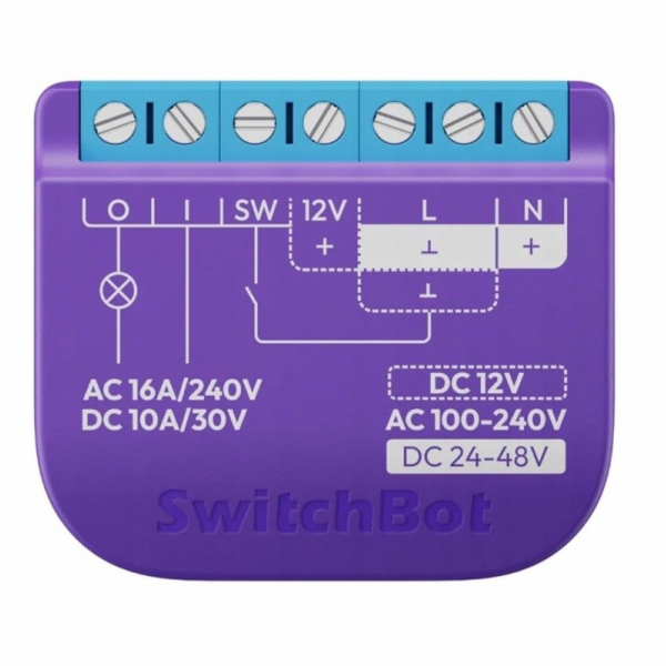 Smart&nbsp;Switch&nbsp;SWITCHBOT&nbsp;W5502300&nbsp;WiFi&nbsp;Matter