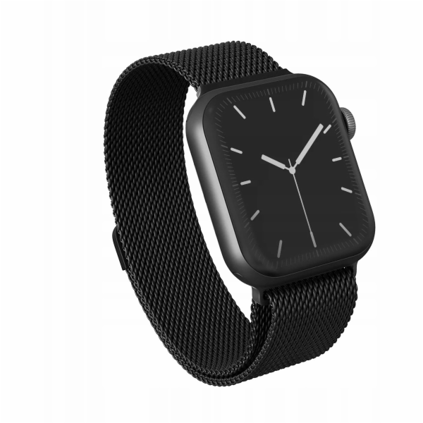 Burga Kovový síťovaný řemínek pro Apple Watch 42/44 mm (č...