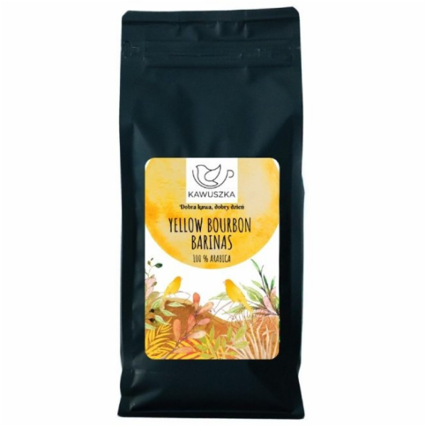 Kawuszka Kávová zrna Kávová zrna Brazil Yellow Bourbon Ba...