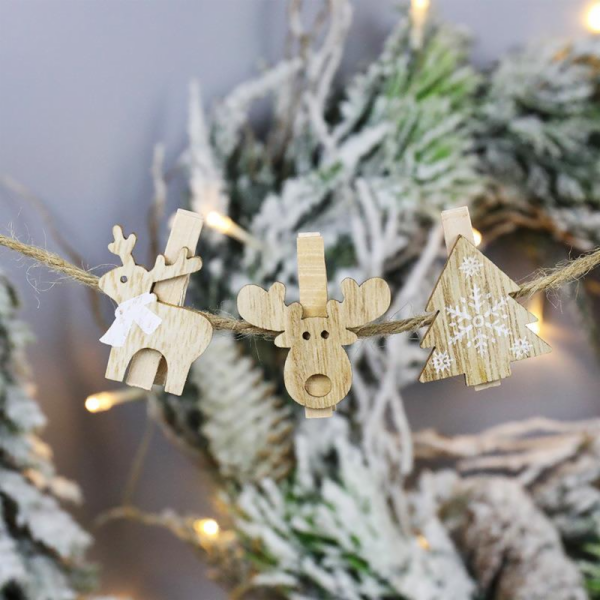 CHRISTMAS_TO Dekorační špendlíky Christmas Touch 6 ks