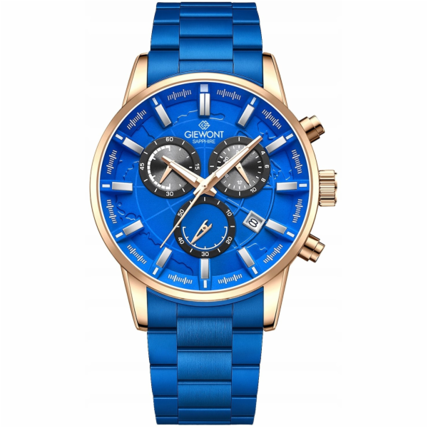Giewont Pánské hodinky Chronograf Sapphire Blue GW4580-B5