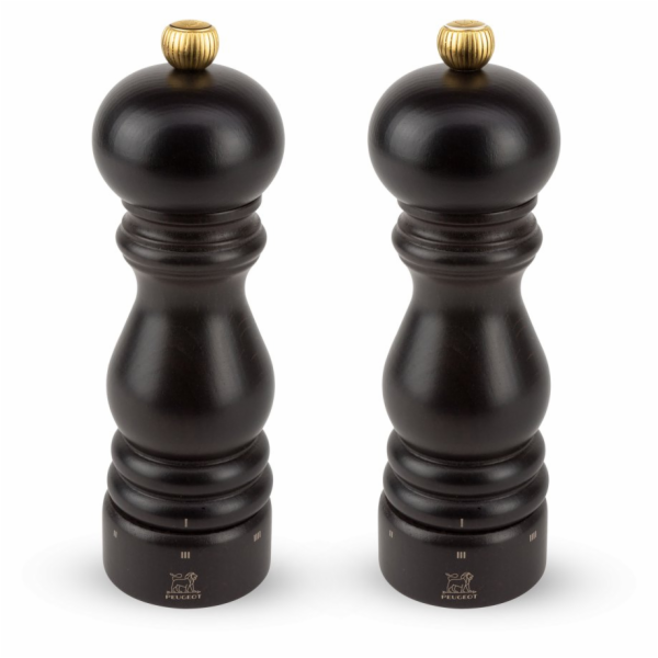Peugeot&nbsp;Paris&nbsp;Pfeffer-&nbsp;und&nbsp;Salz-&nbsp;mühle&nbsp;18cm&nbsp;Duo&nbsp;chocolate