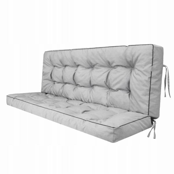 Hobbygarden 150 cm POLA POLŠTÁŘ BEZ POLŠTÁŘŮ SVĚTLE ŠEDÝ