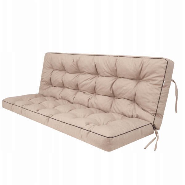 Beltimore 120 cm POLA POLŠTÁŘ BEZ POLŠTÁŘŮ BÉŽOVÝ