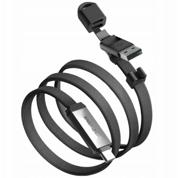 Energea Cestovní USB kabel s pouzdrem 2v1, USB-C na USB-C...