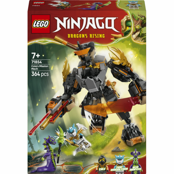 LEGO NINJAGO 71854 Coleův speciální mech a Zane v dračí z...