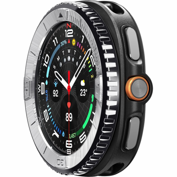 Spigen Bezel Tune (Pilot), stříbrný - Samsung Galaxy Watc...