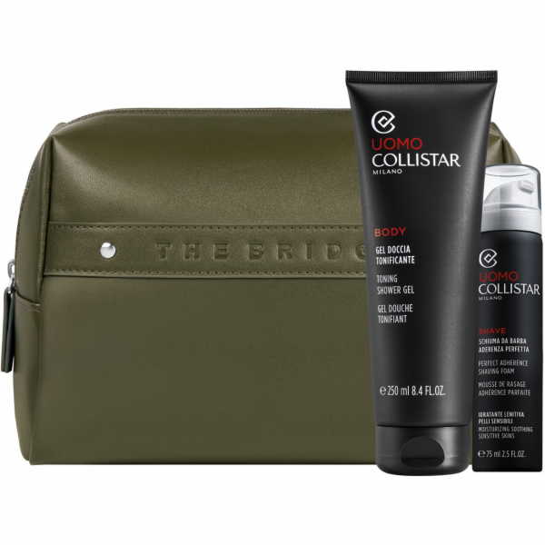 Collistar SET (UOMO SPRCHOVÝ GEL 250ML + MINI PĚNA 75ML +...