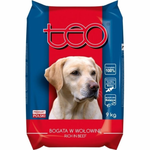TEO Rich in beef - suché krmivo pro psy - 9kg