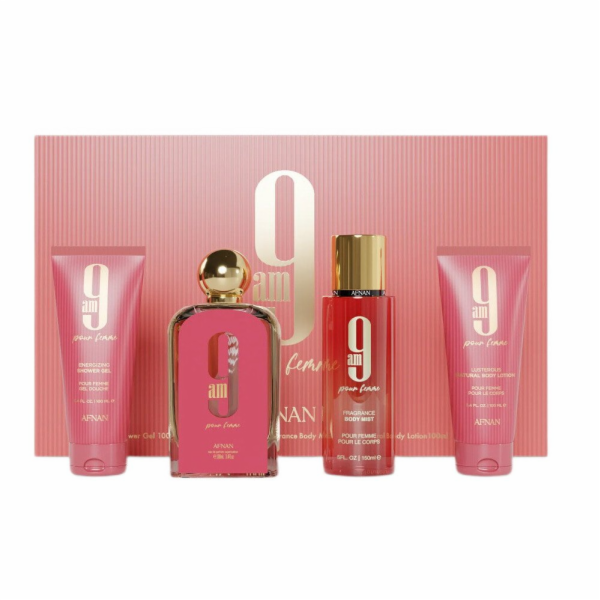 Afnan 9am Pour Femme set parfémovaná voda ve spreji 100ml...