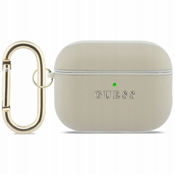 Guess Pouzdro Grained Classic Logo Hook pro Apple AirPods...