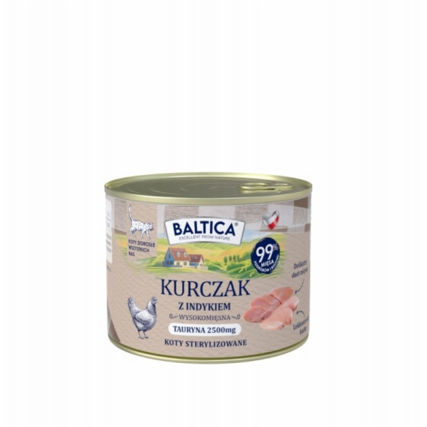 BALTICA Smaki regionów Chicken with turkey - mokré krmivo...