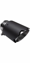 Poujoulat Koncovka tlumiče výfuku 101 mm, vstup 76 mm, karbonově matný