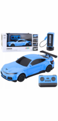 LeanToys Nabíjecí stanice pro elektrické sportovní vozy s dálkovým ovládáním, modrá