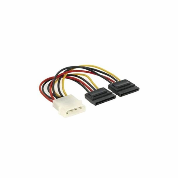 PremiumCord Napájecí kabel k HDD 5,25 Molex-2xSeri