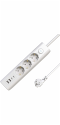 MicroConnect 3cestný USB Schuko prodlužovací kabel