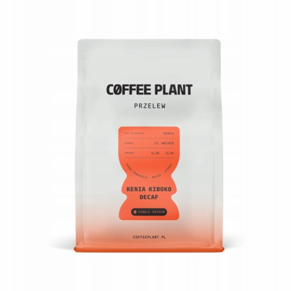 Coffee Plant Kávová zrna Kenia Kiboko Decaf 250g - BEZ KO...