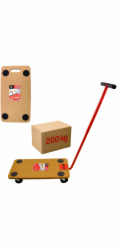 vidaXL PŘEPRAVNÍ PLOŠINA S OJÍ DO 200 KG, 57,5x30,0 cm