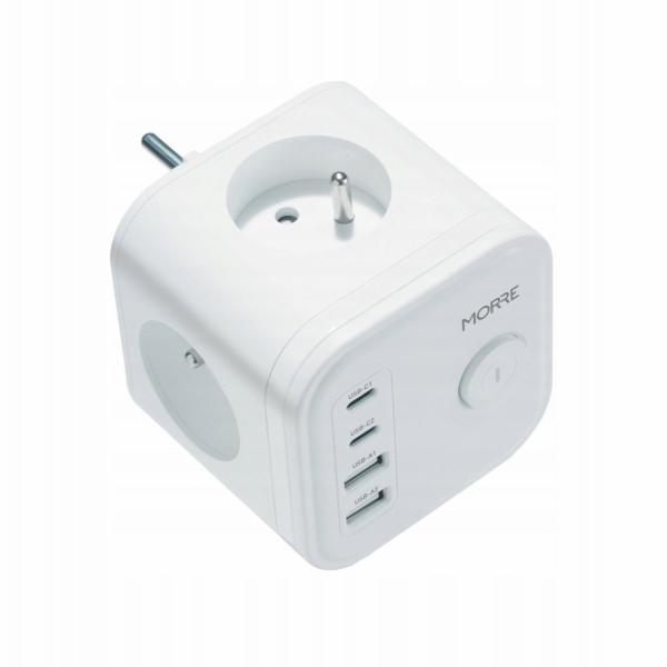 Tiross MORRE 3G CUBE SPLITTER, 2x USB, 2x USB-C