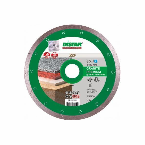 Di-Star DIAMANTOVÝ KOTOUČ DISTAR 230x1,6x8,5x25,4 Premium...