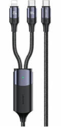 Usams Kabel USB-C - USB-C 1,2 m černý (Usa001130)