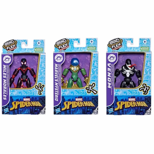 Hasbro Avengers se ohýbá a ohbává jezdce Spidermana