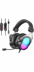 Fifine&nbsp;H16&nbsp;7.1&nbsp;Černá&nbsp;RGB&nbsp;studiová&nbsp;sluchátka&nbsp;přes&nbsp;uši