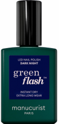 OPI MANUCURIST_Green Flash LED gelový lak na nehty Dark Night 15ml