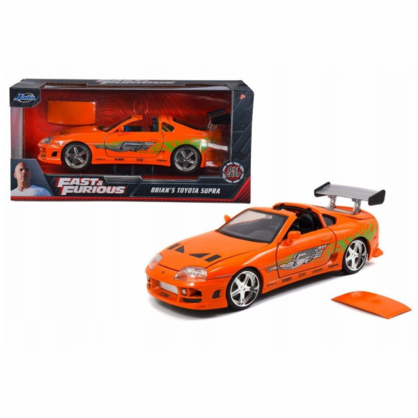Jada F&F Toyota Supra oranžová 1995 1:24