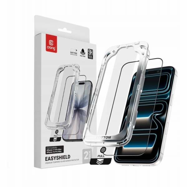 CRONG Tvrzené sklo EasyShield - balení 2 kusů - iPhone 17...