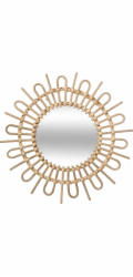 Atmosphera&nbsp;Nástěnné&nbsp;zrcadlo&nbsp;Wicker&nbsp;Sun