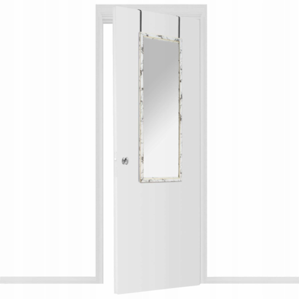 5five Vysoké zrcadlo k zavěšení na dveře, rám s mramorový...