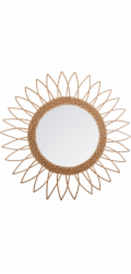 Atmosphera&nbsp;Nástěnné&nbsp;zrcadlo&nbsp;Wicker&nbsp;Sharp&nbsp;Sun&nbsp;50&nbsp;cm