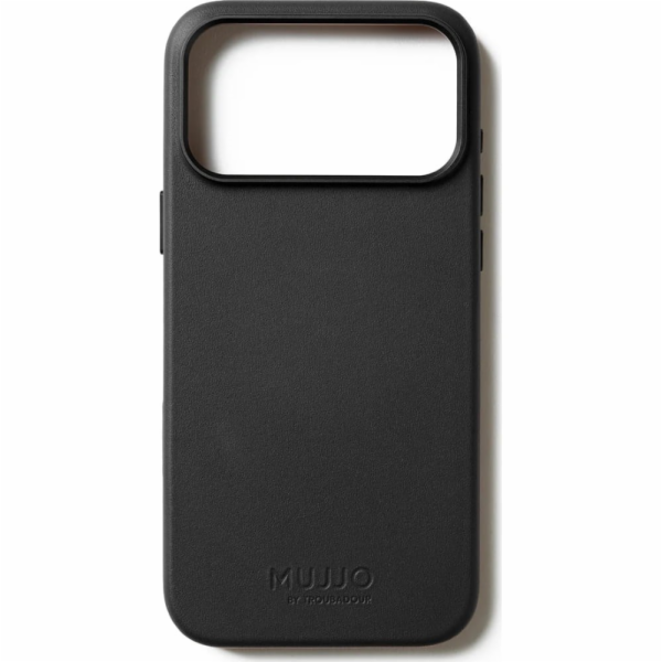 Mujjo Full Leather Case Pouzdro pro iPhone 17 Pro Max černé