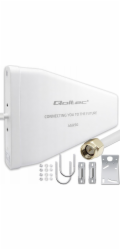 Qoltec Anténa 4G 5G LTE | 9dBi | Směrová | Venkovní | N samice | Voděodolná | 3m